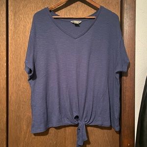 Blue tee